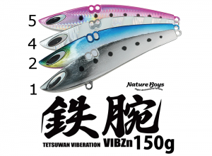 Natureboys TETSUWAN VIB Zn 150g 02K Blue Pink
