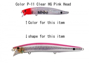 TACKLE HOUSE FEED SHALLOW 128 PLUS Color. P-11 (Available by request)