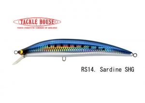 Tackle House K-TEN Blue Ocean BK115SW Color. RS14. Sardine SHG