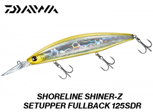 2025 DAIWA Shoreline Shiner-Z Setupper Fullback 125SDR Gold Sand Silver
