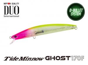 DUO Tide Minnow GHOST 170F CLA0602 Clear pink head chart