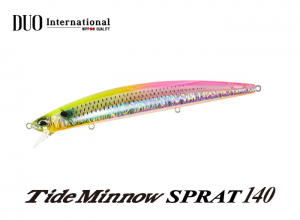 DUO Tide Minnow SPRAT 140SF CPA0608 Gold Rainbow (In stock)