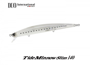 DUO Tide Minnow Slim 140 UV Clear Holo Shirasu GB CEA4101 (in stock)