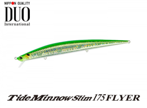 DUO Tide Minnow Slim 175 FLYER Young Mullet Lime Chart CPA3512