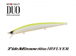 DUO Tide Minnow Slim 140 FLYER Pearl Chart OB