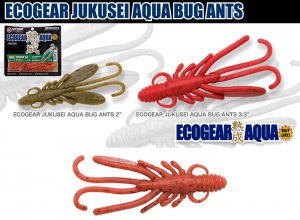 ECOGEAR Aging Aqua Bug Ants 3.3inch J02 Red Ragworm