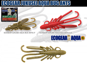 ECOGEAR Aging Aqua Bug Ants 3.3inch J03 Blue Ragworm