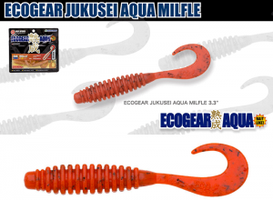ECOGEAR Aging Aqua Milfle 3.3inch J02 Red Ragworm