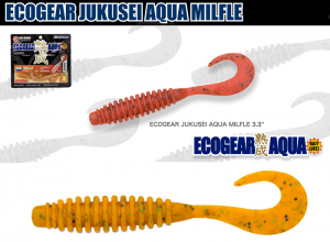 ECOGEAR Aging Aqua Milfle 3.3inch J04 Sea Squirt Yellow