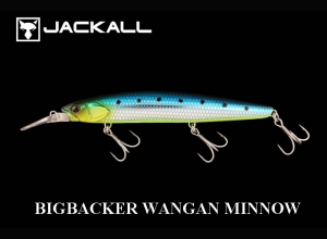 JACKALL BIGBACKER WANGAN MINNOW 128S-LB HL Chart Belly Sardines (in stock)