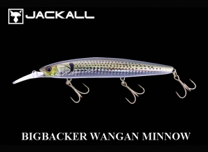 JACKALL BIGBACKER WANGAN MINNOW 128S-LB Dotted Gizzard Shad LH (in stock)