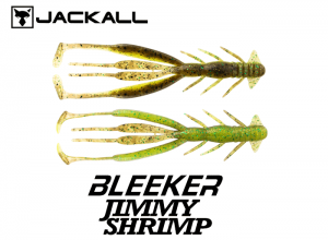 JACKALL Bleeker Jimmy Shrimp 3.8inch Green Pumpkin Chart (in stock)