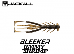 JACKALL Bleeker Jimmy Shrimp 3.8inch Green Pumpkin Pepper (in stock)