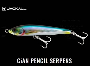 JACKALL CiAN PENCIL SERPENS 220F Jasper bait