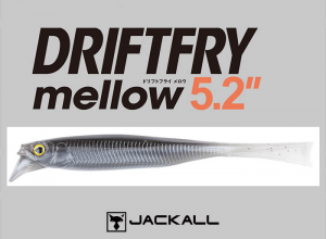 JACKALL DRIFTFRY mellow 5.2inch Numeri Smoke Shad (in stock)