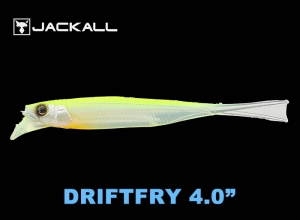 JACKALL RV-DRIFTFRY 4.0inch Yellow Chart Fly (in stock)