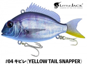 LITTLE JACK CHARIKOM 50mm-11g #04 YELLOW TAIL SNAPPER (in stock)