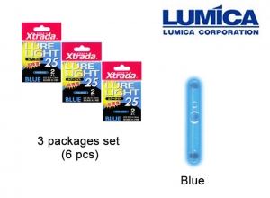 Lumica Lure Light 25 Blue 3 packages set