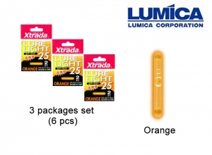 Lumica Lure Light 25 Orange 3 packages set