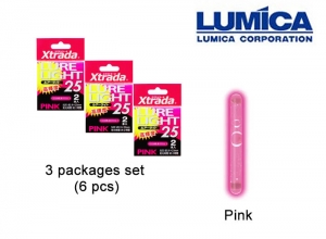 Lumica Lure Light 25 Pink 3 packages set