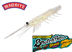 MAGBITE Snach Bite Shrimp 4inch #05 Clear Holo Shrimp (in stock)