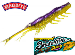 MAGBITE Snach Bite Shrimp 4inch #11 Purple Shrimp (in stock)