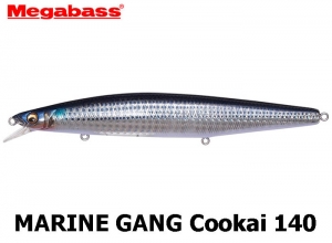 MEGABASS MARINE GANG Cookai 140 Floating GG Mullet (in stock)