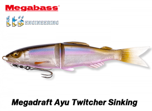 MEGABASS Magadraft Ayu Twitcher Sinking #05 Blue Shad II Ayu (in stock)