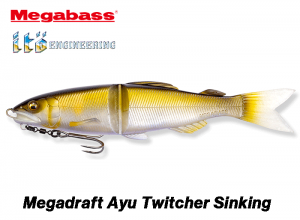 MEGABASS Magadraft Ayu Twitcher Sinking #02 Tenryu Ayu (in stock)