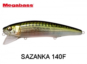 MEGABASS SAZANKA 140F FA Mackerel (in stock)