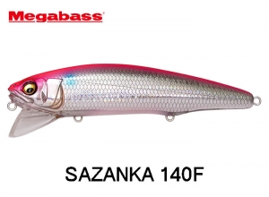 MEGABASS SAZANKA 140F #06 GG Pink Mullet (in stock)