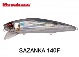 MEGABASS SAZANKA 140F #04 Silver Mullet (in stock)