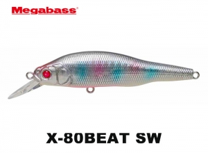 MEGABASS X 80 BEAT SaltWater #10 GG Rainbow