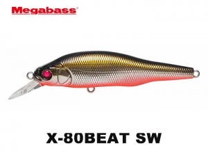 MEGABASS X 80 BEAT SaltWater #14 Anchovies RB