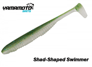 Yamamoto Baits Shad-Shaped Swimmer 3.7inch #9004 (in stock)
