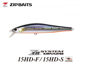 Zip Baits ZBL SYSTEM MINNOW 15HD-S #760 Holo Sardine / OB