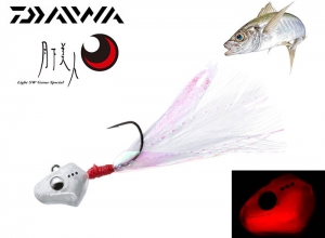 DAIWA Gekkabijin Yoikabura 2.2g Red Glow Shirasu