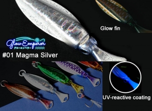 Glow Emperor 60g #01 Magma Silver