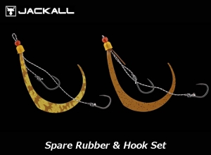 JACKALL BinBin Switch Spare Rubbe Hook Set #10/#10 Shrimp / Cola