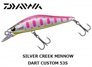 DAIWA SILVER CREEK MINNOW DART CUSTOM 53S Pink Yamame Chart Belly