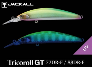 JACKALL Tricoroll GT 72DR-F Parallel Chart (in stock)