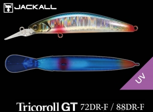 JACKALL Tricoroll GT 72MD-F Etchuy Ukishiro Blue Back (in stock)