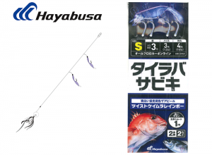 Hayabusa Tai-Rubber Sabiki Twist Skin Keimura Rainbow – Double Hook S