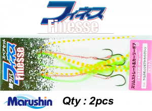 Tai Rubber Spare Set Finesse Keimura Orange-Zebra / Light Green