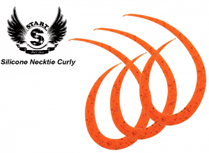 START Silicone Necktie Curly #18(Vermilion)