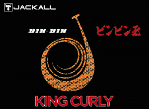 JACKALL Bin-Bin Switch King Curly Shima-Shima Orange Gold Glitter (in stock)