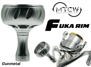 MTCW FUKA RIM Handle Knob Gunmetal(Compatible with DAIWA and SHIMANO)