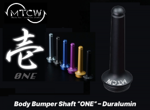 MTCW Body Bumper Shaft ONE Super Duralumin Black (in stock)