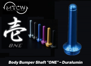 MTCW Body Bumper Shaft ONE Super Duralumin Blue (in stock)