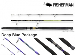 FISHERMAN Monster CC 68GT T (3piece) Deep Blue package(Shipping is required)